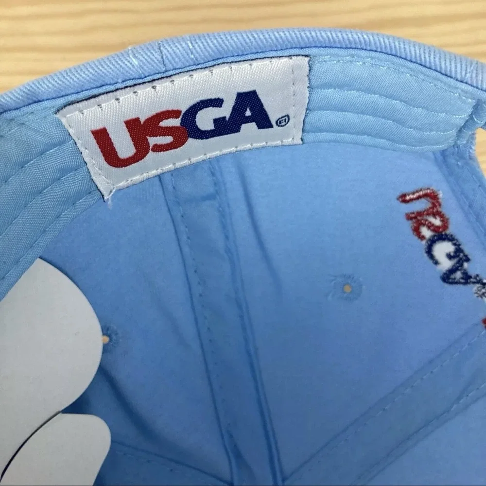Pebble Beach 2019 U.S. Open Hat Strapback Golf Blue Cap Tree Logo USGA Member